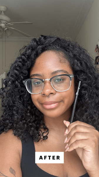 Image may contain Accessories Glasses Body Part Finger Hand Person Face Head Photography Portrait Adult and Happy